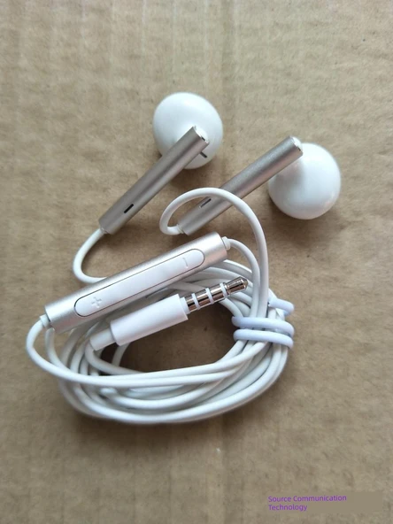 3.5mm Metal Kablolu Kulaklık - Mikrofonlu - Standart Paket