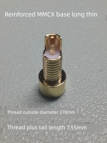 Geliştirilmiş MMCX USB Erkek Konnektör - MMCX Taban 3.55 - 4