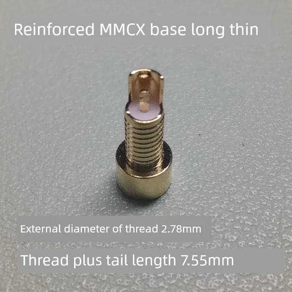 Geliştirilmiş MMCX USB Erkek Konnektör - MMCX Taban Uzun İnce