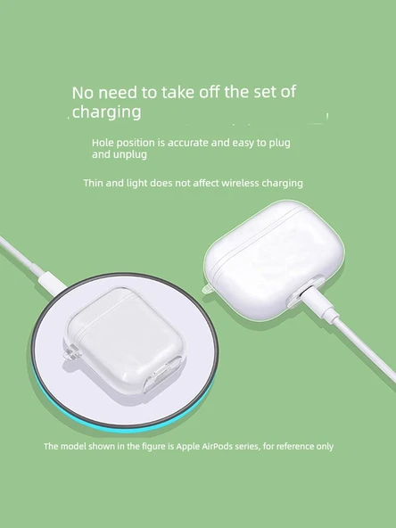 Xiaomi Buds 5 Pro Kılıf - Şeffaf Telefon Uyuyan Kedi Desenli ve Askılı - Resim 4