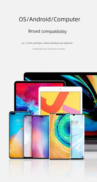 3.5mm Type-C Kablolu Kulak İçi Kulaklık - Rio Tinto A30 Dijital Kutulu - Resim 11