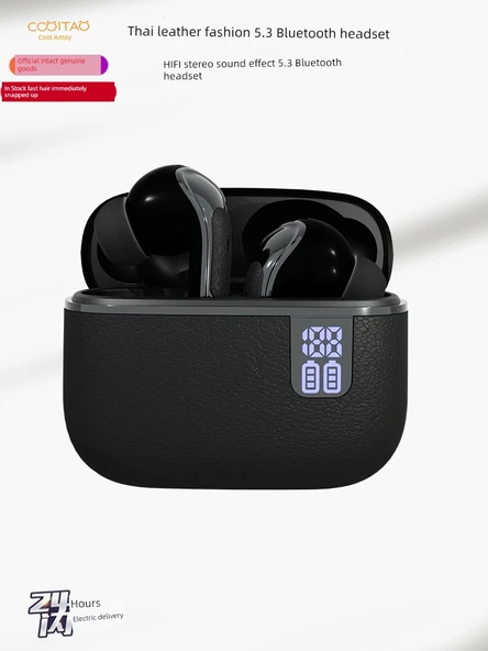 Bluetooth Kulaklık - Şampanya Altın Rengi - Gürültü Önleyici - Ekstra Bas - 8
