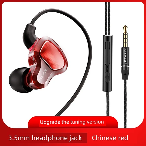 Kulak Askılı Gaming Kulaklık - Kırmızı [3.5mm Soketli]