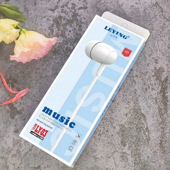 Mikrofonlu Kulak İçi Kulaklık - Yumuşak - Kutulu