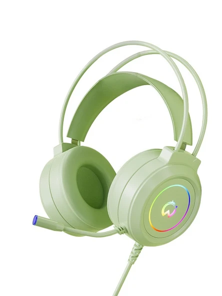 Gaming Kulaklık - Sütlü Çay Rengi - Uzun Mikrofon - Matsız - Tek Giriş - 5