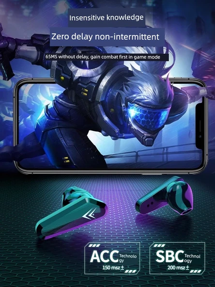 Kablosuz Bluetooth Oyuncu Kulaklığı - Xingyao Sürümü [Hi-Res Ultra Net Ses + Çift Mod Kod Çözme + Sıfır Gecikme] - 4