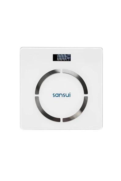 SANSUI Dijital Baskül Yağ- Kas Oranı Ve Vücut Kitle Endeksi Ölçer - Beyaz - 4