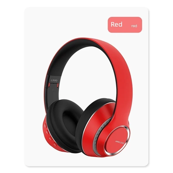 Bluetooth Oyuncu Kulaklığı - Gürültü Önleme - Kırmızı
