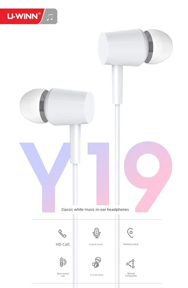 Y19 Yarım Kulak İçi Telefon Kulaklığı - Standart Model - 7