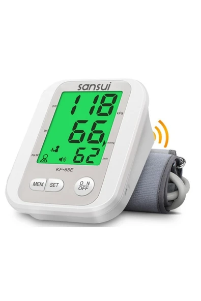 SANSUI Türkçe Konuşan Hafızalı Koldan Ölçer Tansiyon Cihazı ürün görseli 1