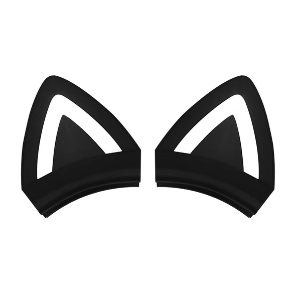 Kulaklık Kedi Kulağı Aksesuarı - Siyah Pro - S21/K9 Universal