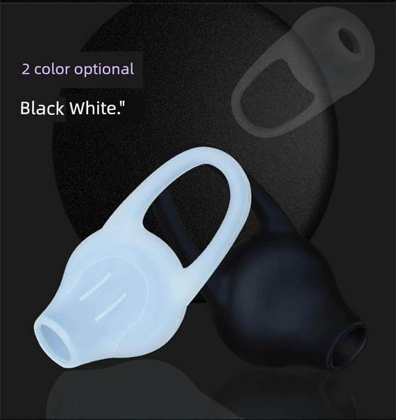 Bluetooth Kulaklık Silikon Kılıf - Şeffaf 8 - PP Kutulu - 9