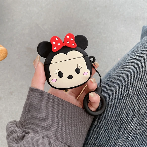 Huawei Freebuds SE2 Büyük Kafa Minnie Silikon Kılıf