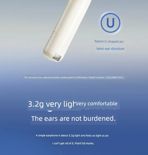 Bluetooth 5.4 Kulaklık - Ay Beyazı - Standart + 3C Şarj Aleti - Resim 9