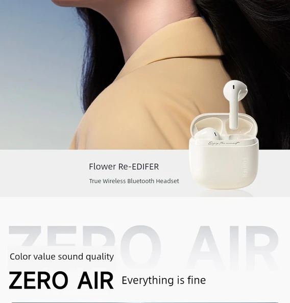 Bluetooth 5.4 Kulaklık - Ay Beyazı - Standart + 3C Şarj Aleti - Resim 6