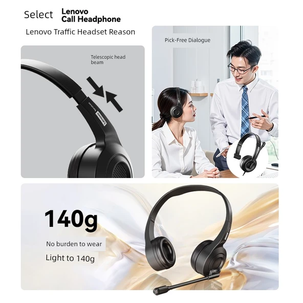 Çift Kulaklıklı Kablolu Kulaklık - USB Girişli - 3