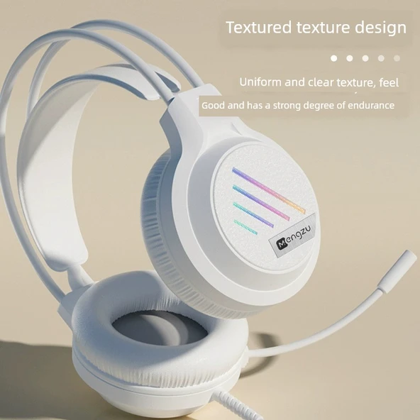 Oyuncu Kulaklığı - Beyaz Mavi - 7.1 USB Yükseltme - 3