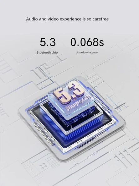 QCY ArcBuds Lite Bluetooth 5.3 Kablosuz Kulaklık - Gece Yarısı Siyahı - Resim 5