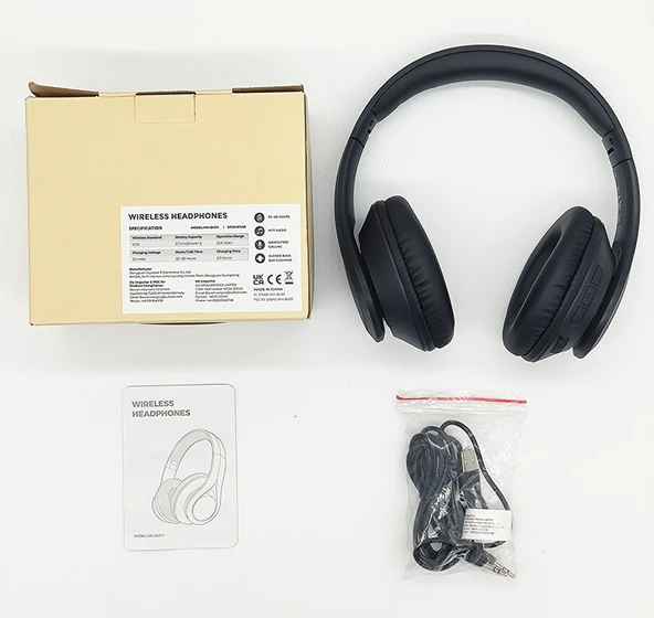 Bluetooth 5.0 Kulaklık - Mikrofonlu, Büyük Boy - Rose Gold - Resim 12