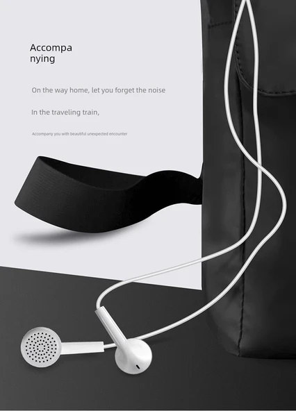 3.5mm Evrensel Kulak İçi Kulaklık - 100 Model, 3.5mm Yuvarlak Giriş, Makyaj Çantalı (İki Adet) - Resim 10