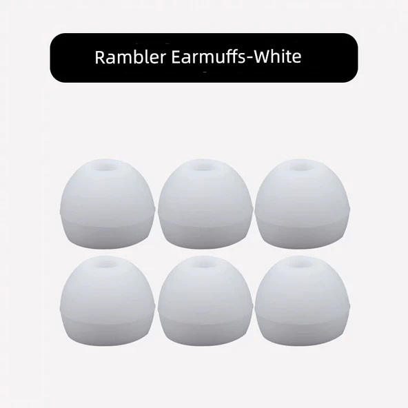Rambler W200BT Kulaklık Başlığı - Beyaz (3 Çift, Boyut Seçmeli)