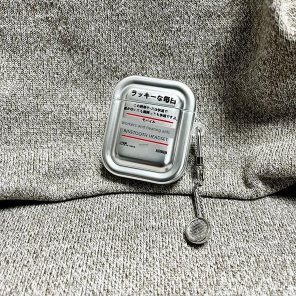 Elektro Kaplama İşçi Stili AirPods 1/2 Kılıf - Tek Katmanlı - 10