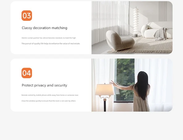 Akıllı Elektrikli Perde Motoru - Ray Tek Açılım, Uzaktan Kumandalı, 3600mAh - Resim 10