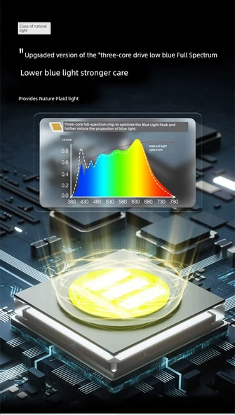 Akıllı Ses Kontrollü Miyopi Önleyici LED Masa Lambası - 15W 4000mA AA Takvimli - 8