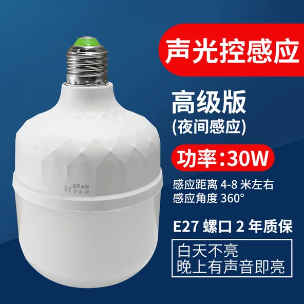 Akusto-Optik Kontrollü 30W Beyaz Işık LED Ampul