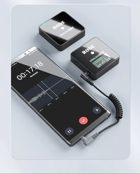 3.5mm Çift Başlıklı Mikrofon Kablosu - Telefon Modeli (Yaylı) - 10