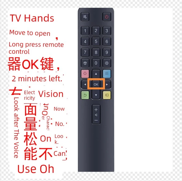TCL TV RC2000C Uzaktan Kumanda + Pil - 3