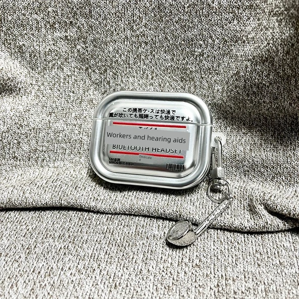 Elektro Kaplama İşçi Stili AirPods 1/2 Kılıf - Tek Katmanlı - 4