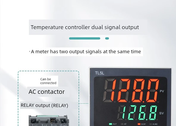Dijital Akıllı Sıcaklık Kontrol Cihazı - 96 * 96mm 4-20mA Kontrol Ayarlı - 11