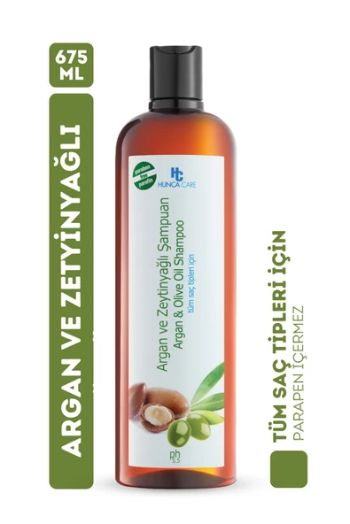 Hunca Care Argan ve Zeytinyağlı Saç Şampuanı 700 ml