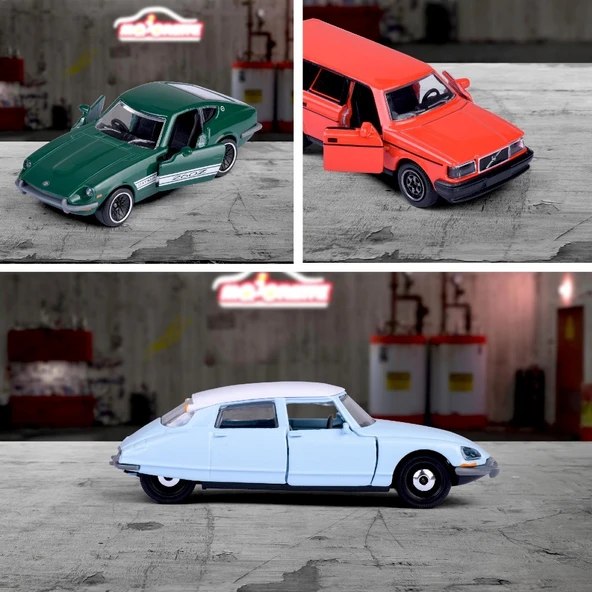 Majorette Vintage Cars 267A-1 Volvo 240 Gl Estate - Resim 6