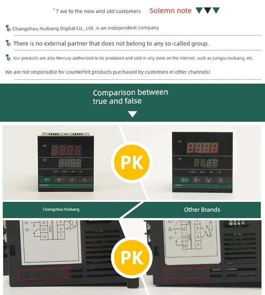 Dijital PID Sıcaklık Kontrol Cihazı 48x48 - Krem Beyaz - 10