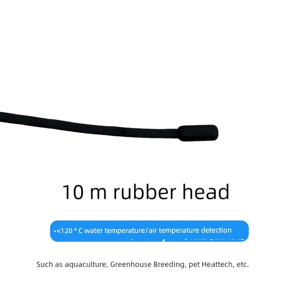 10 Metre Kauçuk Başlıklı Sıcaklık Kontrol Sensörü Probu (Kontrolsüz)