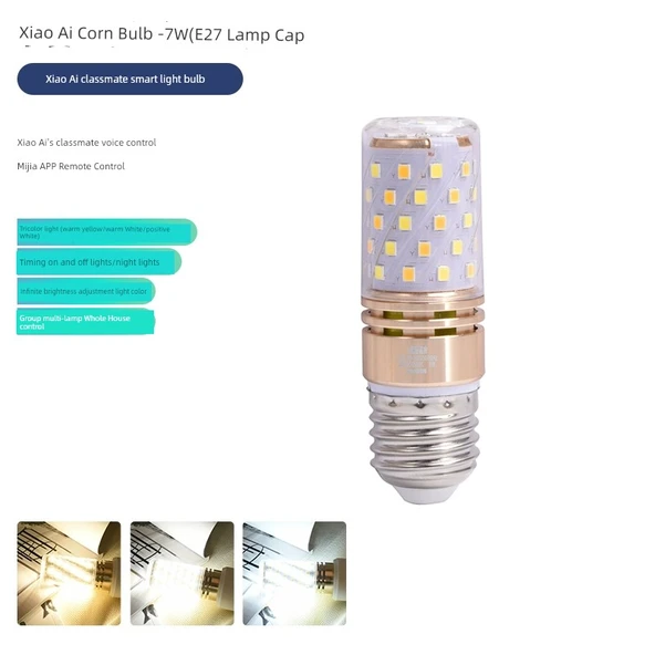 Xiaomi Small Love Mısır Ampul 7W E27 (Xiao Ai Ses Kontrolü)