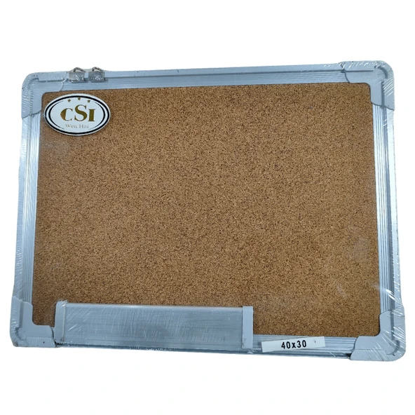 CSI Askılı Alüminyum Çerçeveli Mantar Pano 40X30 - 6