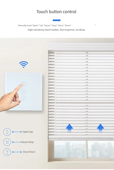 Akıllı Zigbee Perde Anahtarı - ABD-Avustralya Zigbee Versiyonu - 6