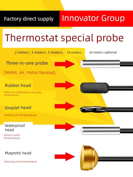 Termostat Prob Sensörü - 5 Metre Hava Başlıklı - 2