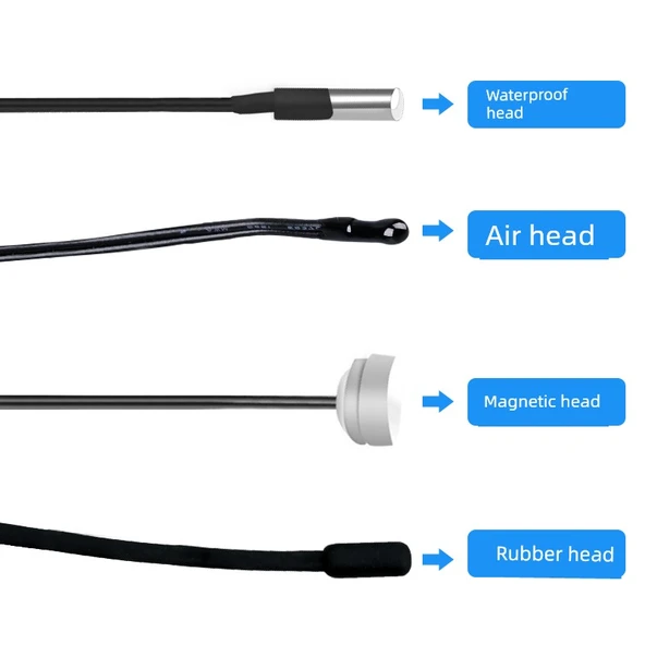 10 Metre Kauçuk Başlıklı Sıcaklık Kontrol Sensörü Probu (Kontrolsüz) - 3