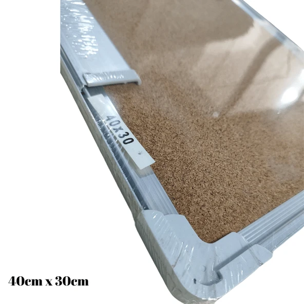 CSI Askılı Alüminyum Çerçeveli Mantar Pano 40X30 - 5