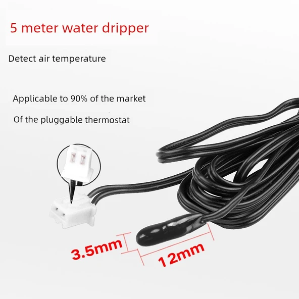 Termostat Prob Sensörü - 5 Metre Hava Başlıklı