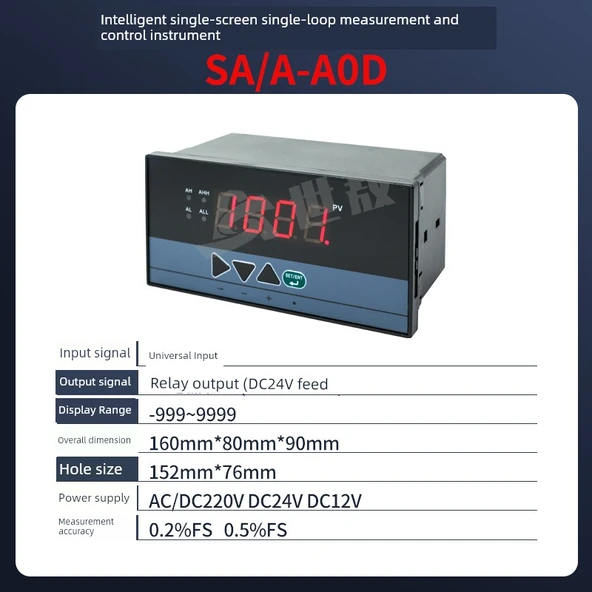 Dijital Ekranlı Sıcaklık Kontrol Cihazı - SA/A-A0D Röle Çıkışlı