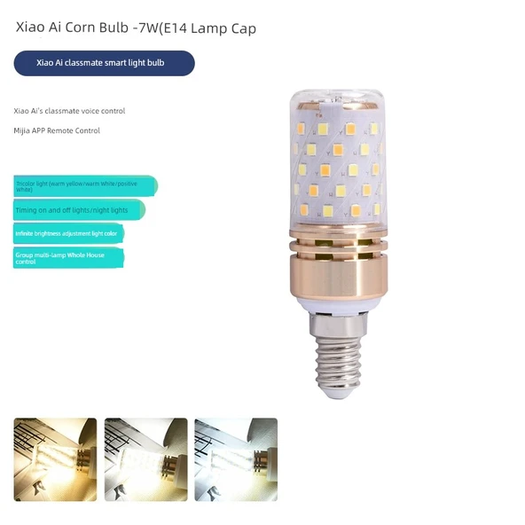 Xiaomi Small Love Mısır Ampul 7W E14 (Xiao Ai Ses Kontrolü)