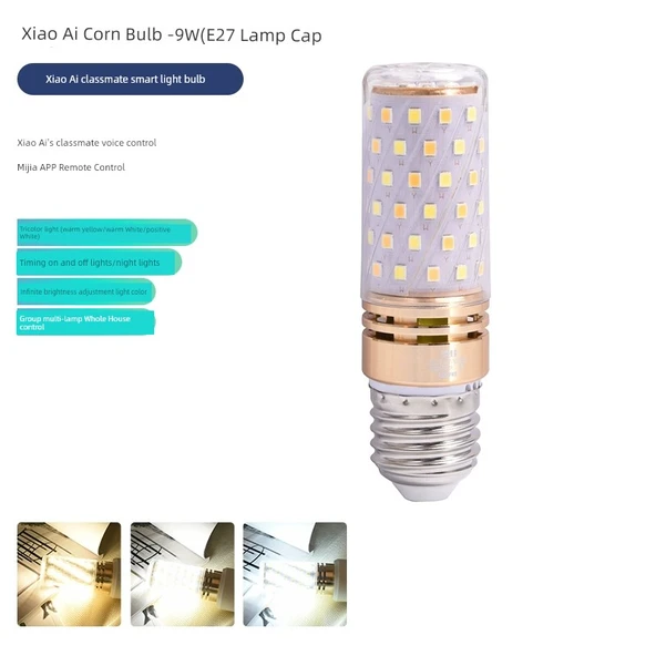 Xiaomi Small Love Mısır Ampul 9W E27 (Xiao Ai Ses Kontrolü)