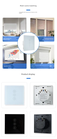 Akıllı WiFi Perde Anahtarı - ABD ve Avustralya Standartları WiFi Versiyonu - 10