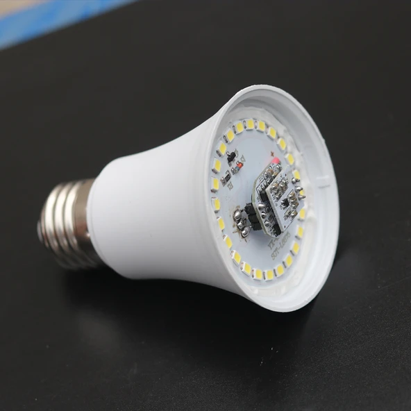 E27 LED İnsan Vücudu Kızılötesi Sensörlü Ampul 12W - Beyaz (Tip 3) - 3