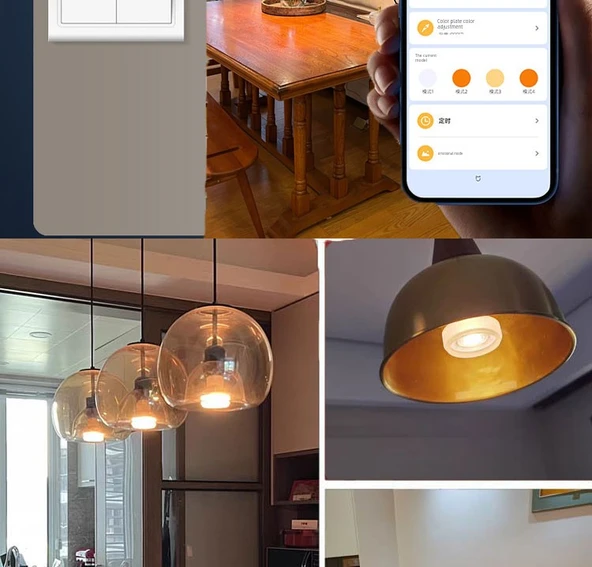 E14 Altın Xiaomi Akıllı Spot Ampul 12W 24 Derece - 6